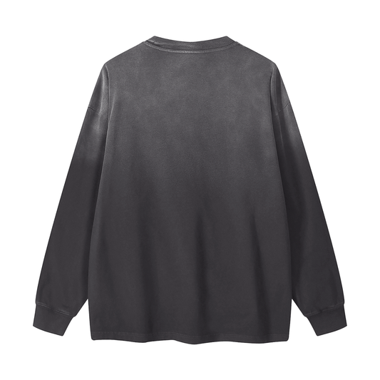 Lit Fitness Gradient Washed Long Sleeve T-Shirt